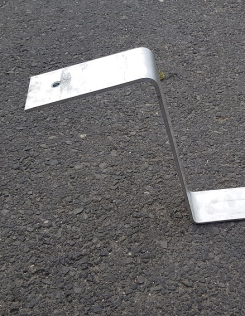 Lapostető konzol hátsó láb alumínium